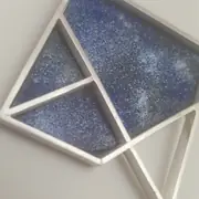 Fermall blau – Broche. Plata y hierro esmaltado · joyería Manuel Baró – fotografía 1